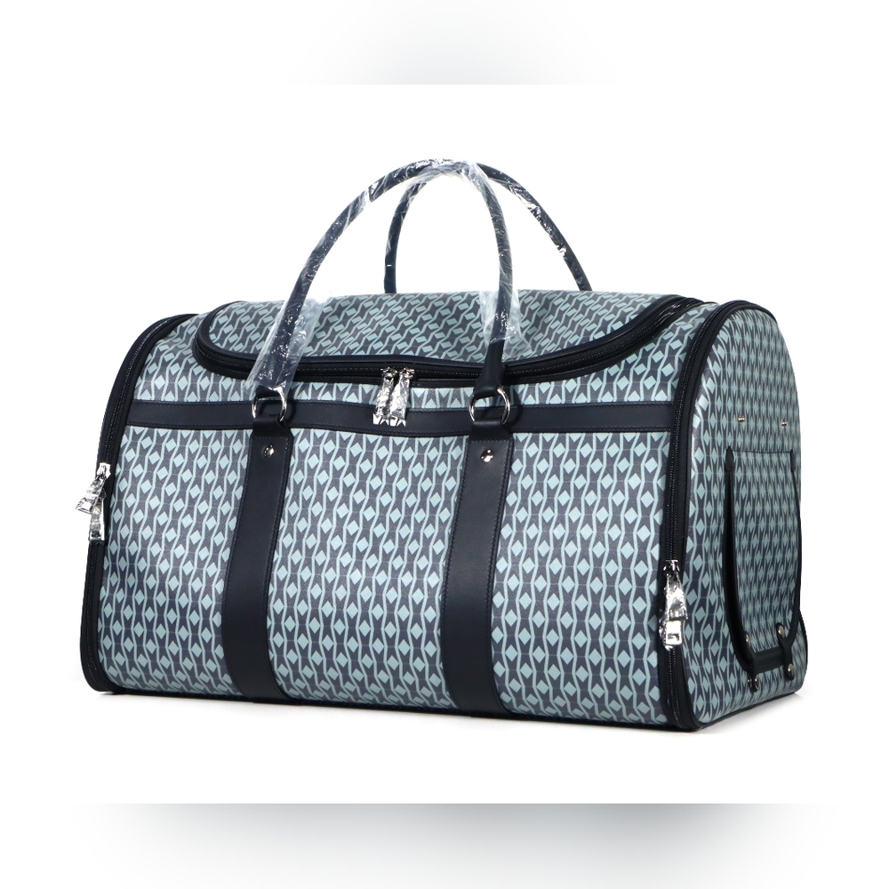 M.A.M.A. Crown Collection - Cat Carrier Travel Bag | Black & Gray